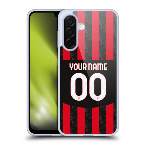 Custom Customised Personalised AC Milan 2024/25 Kit Home Soft Gel Case for Samsung Galaxy A26 5G