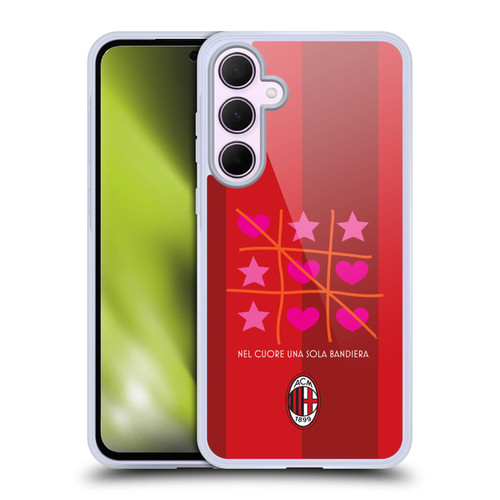 AC Milan Children Tic Tac Toe Soft Gel Case for Samsung Galaxy A35 5G