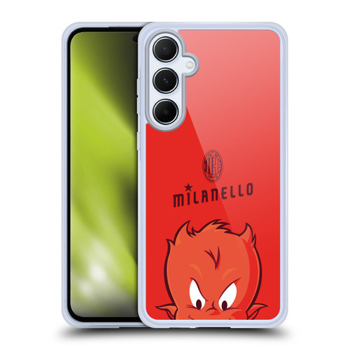 AC Milan Children Milanello Soft Gel Case for Samsung Galaxy A55 5G