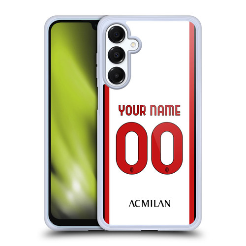 Custom Customised Personalised AC Milan 2022/23 Kit Away Soft Gel Case for Samsung Galaxy A16 5G & MagSafe