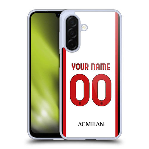 Custom Customised Personalised AC Milan 2022/23 Kit Away Soft Gel Case for Samsung Galaxy A26 5G