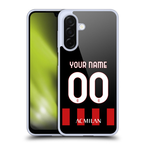 Custom Customised Personalised AC Milan 2022/23 Kit Home Soft Gel Case for Samsung Galaxy A26 5G