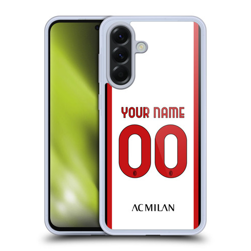 Custom Customised Personalised AC Milan 2022/23 Kit Away Soft Gel Case for Samsung Galaxy A56 5G