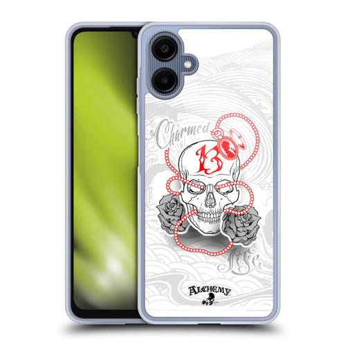 Alchemy Gothic Skull Charmed Life Locket Soft Gel Case for Samsung Galaxy A06 4G / 5G