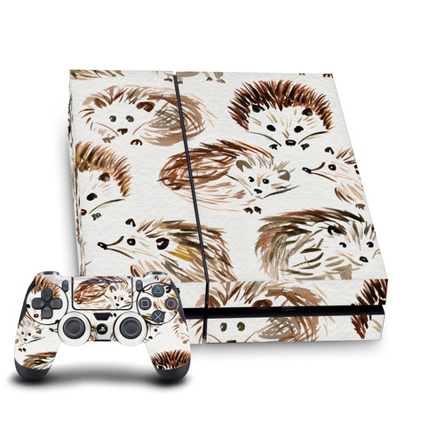 Cat Coquillette Art Mix Hedgehogs Vinyl Sticker Skin Decal Cover for Sony PS4 Console & Controller