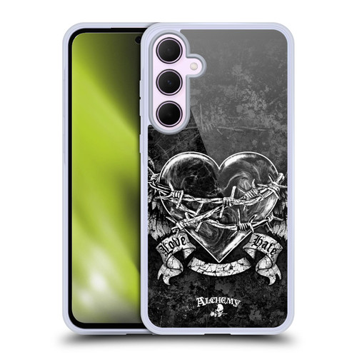 Alchemy Gothic Wing Black Romance Soft Gel Case for Samsung Galaxy A35 5G