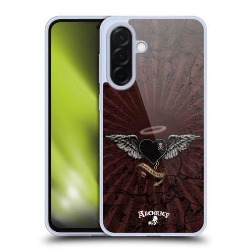 Alchemy Gothic Wing Dark Angel Heart Soft Gel Case for Samsung Galaxy A36 5G