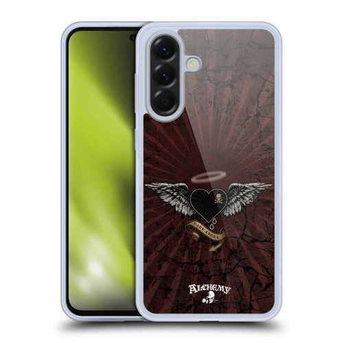 Alchemy Gothic Wing Dark Angel Heart Soft Gel Case for Samsung Galaxy A56 5G