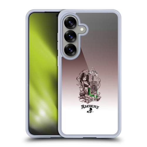 Alchemy Gothic Woman Devil's Green Dew Soft Gel Case for Samsung Galaxy S25 & MagSafe