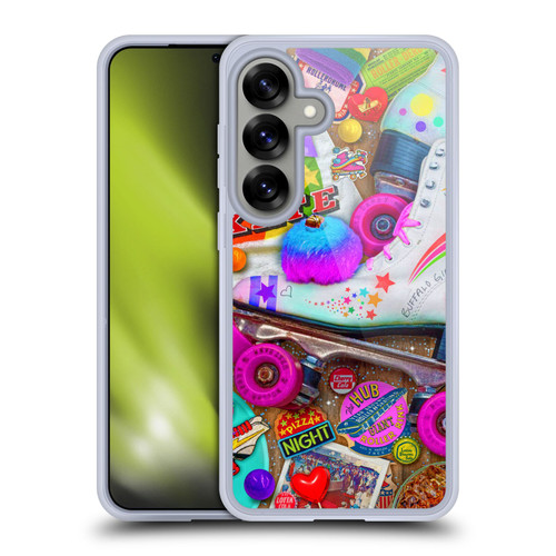 Aimee Stewart Colourful Sweets Skate Night Soft Gel Case for Samsung Galaxy S25 & MagSafe