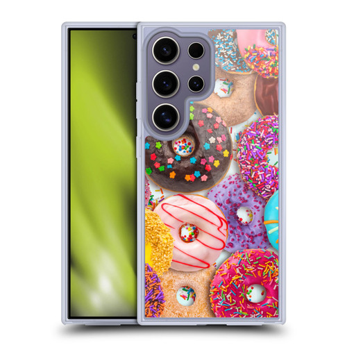 Aimee Stewart Colourful Sweets Donut Noms Soft Gel Case for Samsung Galaxy S25 Ultra & MagSafe