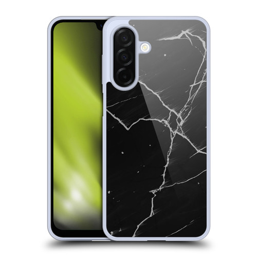 Alyn Spiller Marble Black Soft Gel Case for Samsung Galaxy A26 5G