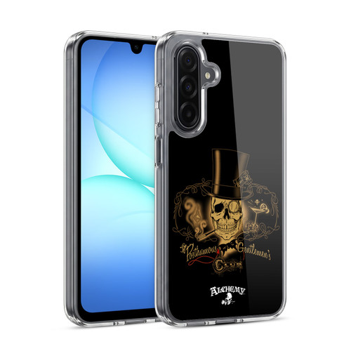 Alchemy Gothic Skull Gentlemens Club Soft Gel Case for Samsung Galaxy A17 4G / 5G