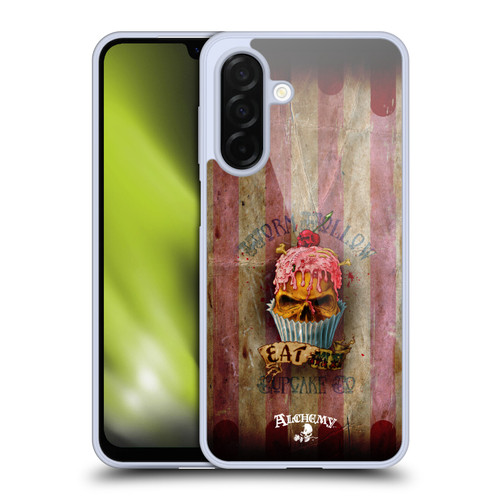 Alchemy Gothic Skull Eat Me Cupcake Soft Gel Case for Samsung Galaxy A26 5G