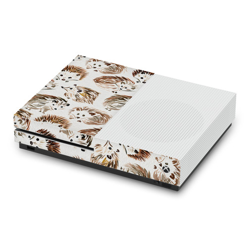 Cat Coquillette Art Mix Hedgehogs Vinyl Sticker Skin Decal Cover for Microsoft Xbox One S Console