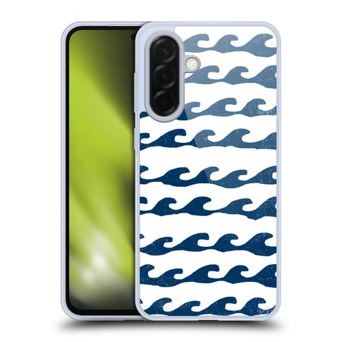 Andrea Lauren Design Sea Animals White Waves Soft Gel Case for Samsung Galaxy A36 5G
