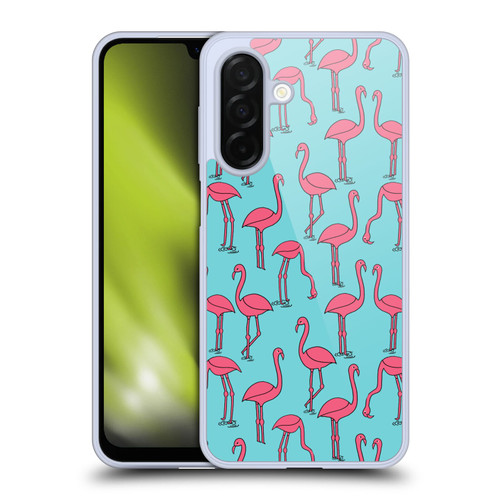 Andrea Lauren Design Birds Simple Flamingo Soft Gel Case for Samsung Galaxy A26 5G