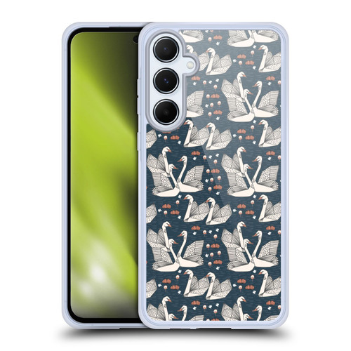 Andrea Lauren Design Birds Swans Soft Gel Case for Samsung Galaxy A55 5G
