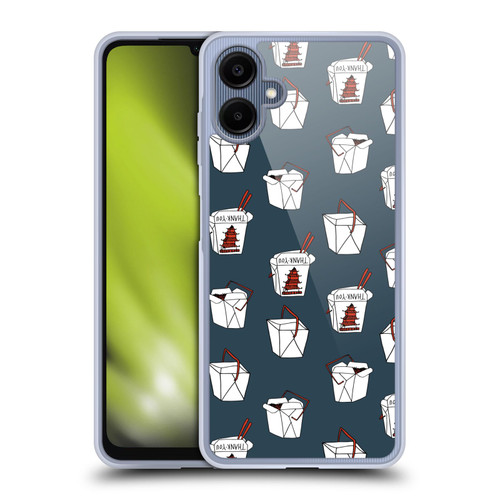 Andrea Lauren Design Food Pattern Take Out Soft Gel Case for Samsung Galaxy A06 4G / 5G