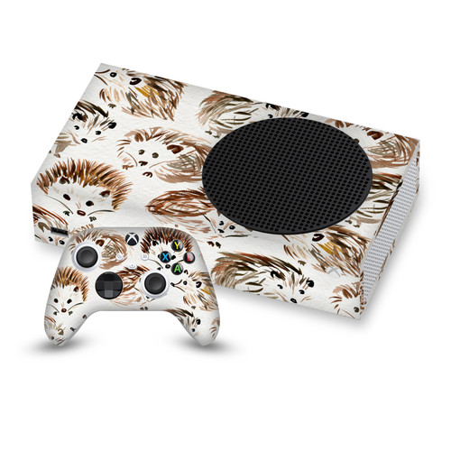 Cat Coquillette Art Mix Hedgehogs Vinyl Sticker Skin Decal Cover for Microsoft Series S Console & Controller