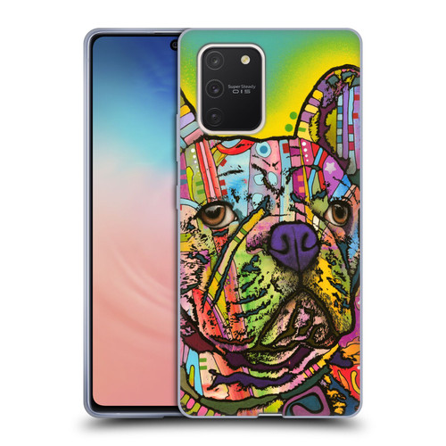 Dean Russo Dogs French Bulldog Soft Gel Case for Samsung Galaxy S10 Lite