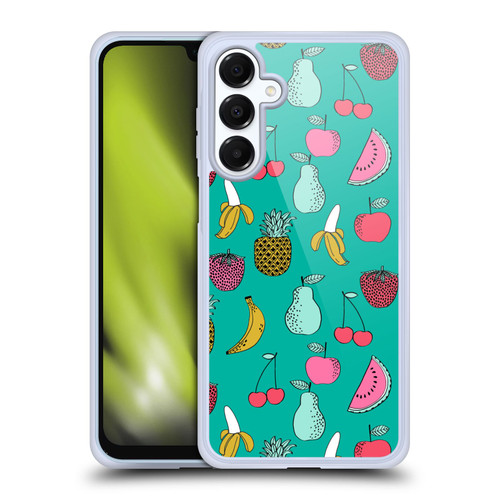 Andrea Lauren Design Food Pattern Fruits Soft Gel Case for Samsung Galaxy A16 5G & MagSafe