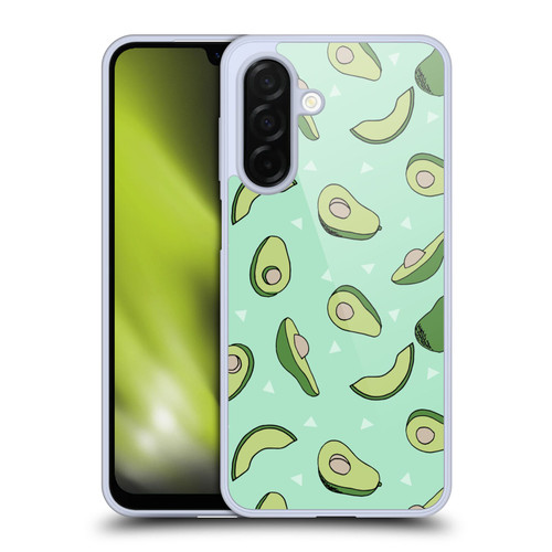 Andrea Lauren Design Food Pattern Avocado Soft Gel Case for Samsung Galaxy A26 5G