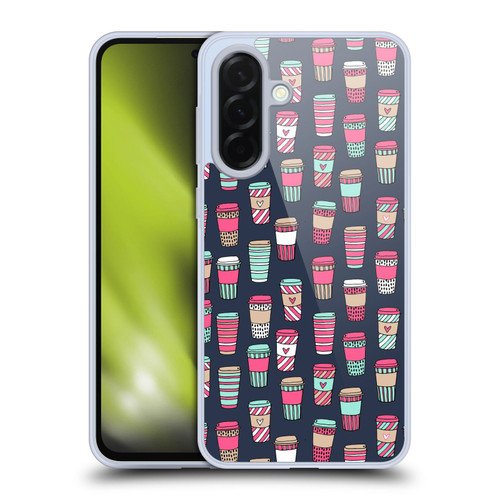 Andrea Lauren Design Food Pattern Coffee Soft Gel Case for Samsung Galaxy A36 5G