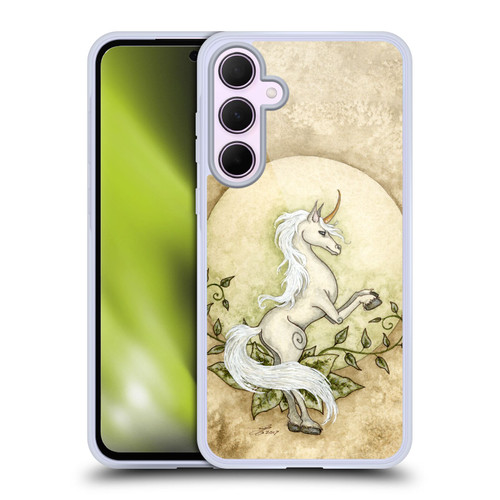 Amy Brown Mythical Unicorn Earth Soft Gel Case for Samsung Galaxy A35 5G