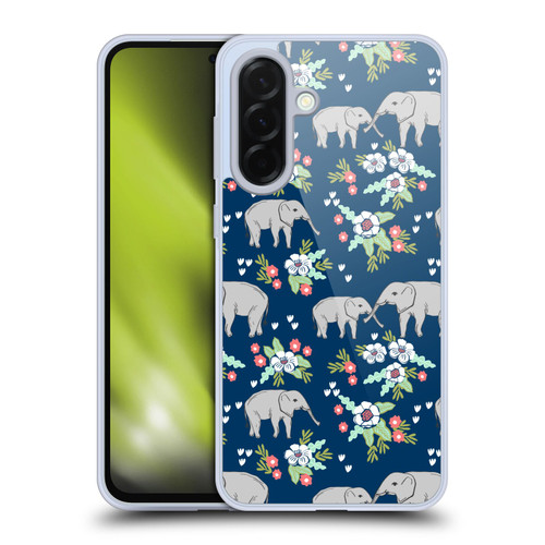 Andrea Lauren Design Animals Floral Elephant Soft Gel Case for Samsung Galaxy A36 5G