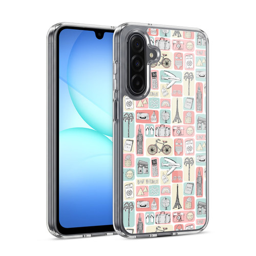 Andrea Lauren Design Lady Like Travel Love Soft Gel Case for Samsung Galaxy A17 4G / 5G