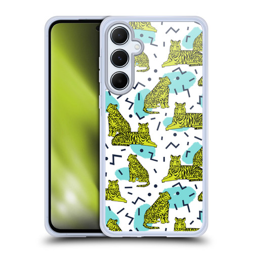Andrea Lauren Design Animals Neon Tiger Soft Gel Case for Samsung Galaxy A55 5G