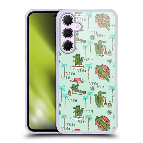 Andrea Lauren Design Sea Animals Alligators Soft Gel Case for Samsung Galaxy A35 5G