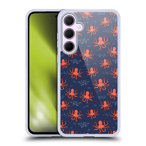 Andrea Lauren Design Sea Animals Octopus Soft Gel Case for Samsung Galaxy A35 5G