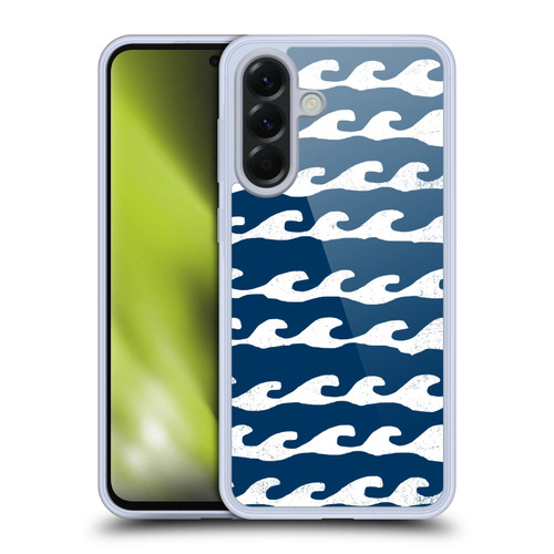 Andrea Lauren Design Sea Animals Blue Waves Soft Gel Case for Samsung Galaxy A56 5G