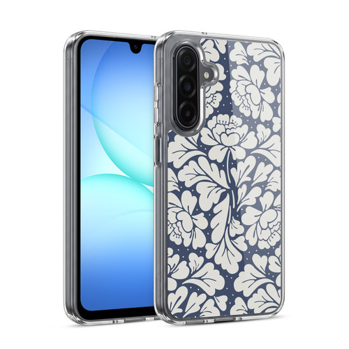 Anis Illustration Graphics Baroque Blue Soft Gel Case for Samsung Galaxy A17 4G / 5G