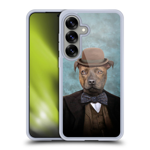 Anthony Christou Art Sir Edmund Bulldog Soft Gel Case for Samsung Galaxy S25 & MagSafe