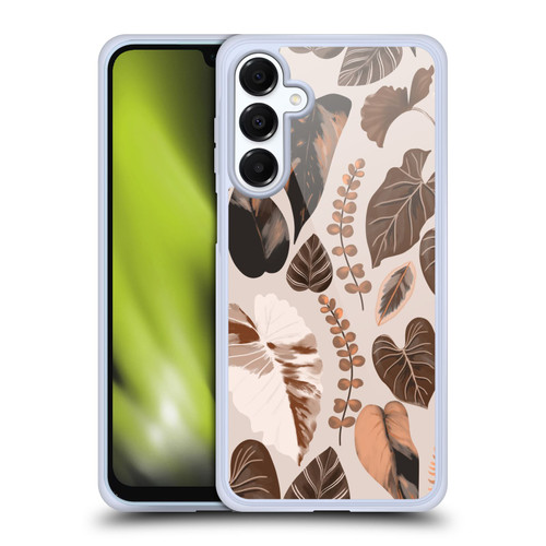 Anis Illustration Floral And Leaves Leaves Earth Tones Pattern Soft Gel Case for Samsung Galaxy A16 5G & MagSafe