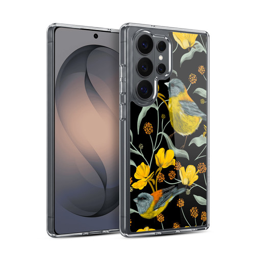 Anis Illustration Graphics Yellow Birds Soft Gel Case for Samsung Galaxy S26 Ultra