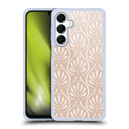 Anis Illustration Mix Pattern Boho Beige Soft Gel Case for Samsung Galaxy A16 5G & MagSafe