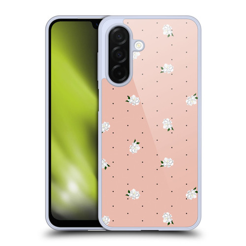 Anis Illustration Flower Pattern 2 Dots Soft Gel Case for Samsung Galaxy A26 5G