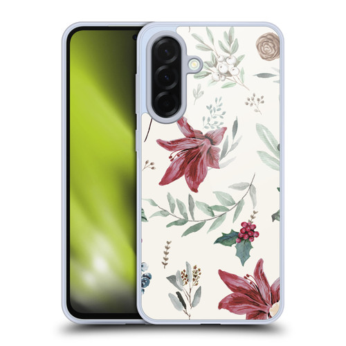 Anis Illustration Floral Pattern Christmas Eucalyptus Soft Gel Case for Samsung Galaxy A36 5G