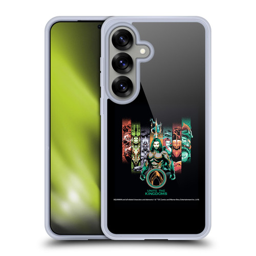 Aquaman Movie Graphics Unite The Kingdoms Soft Gel Case for Samsung Galaxy S25 & MagSafe