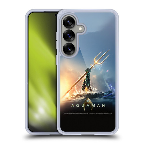 Aquaman Movie Posters Trident of Atlan Soft Gel Case for Samsung Galaxy S25 & MagSafe