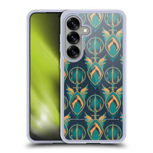 Aquaman Movie Logo Pattern Soft Gel Case for Samsung Galaxy S25 & MagSafe