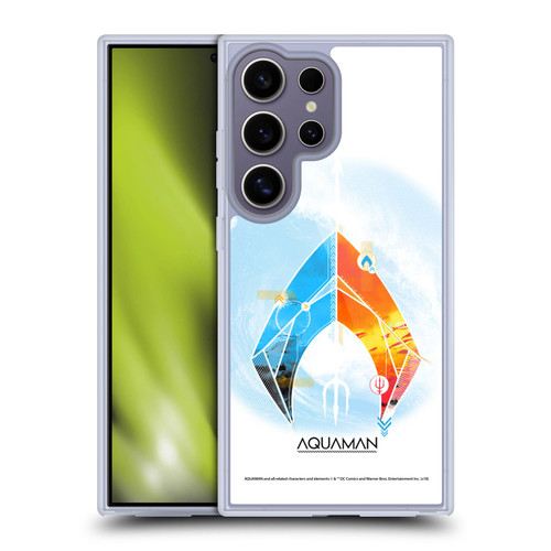 Aquaman Movie Logo Trident of Atlan Soft Gel Case for Samsung Galaxy S25 Ultra & MagSafe