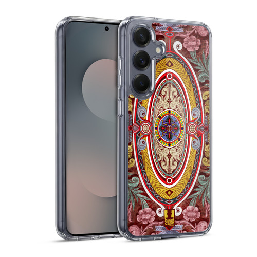 Head Case Designs Arabesque Pattern Baroque Soft Gel Case for Samsung Galaxy S25 & MagSafe