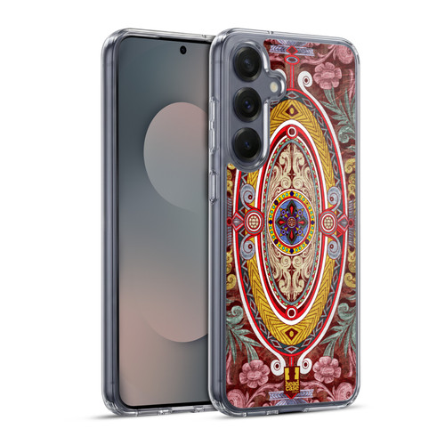 Head Case Designs Arabesque Pattern Baroque Soft Gel Case for Samsung Galaxy S25+ & MagSafe
