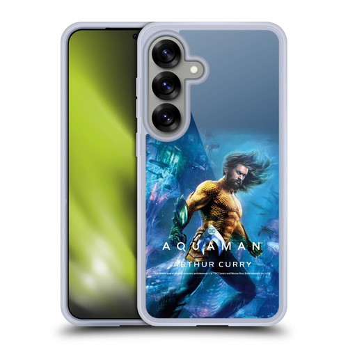 Aquaman Movie Posters Arthur Curry Soft Gel Case for Samsung Galaxy S25 & MagSafe