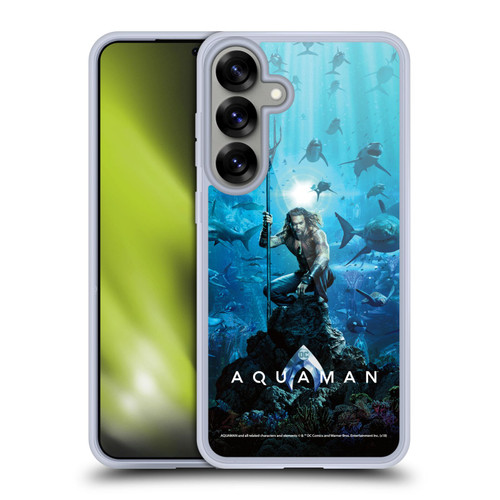 Aquaman Movie Posters Marine Telepathy Soft Gel Case for Samsung Galaxy S25+ & MagSafe